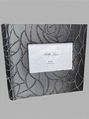 NEW Bella Lux Pewter Glitter Photo Album